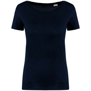 LADIES' T-SHIRT, Navy Blue (T-shirt, 90-100% cotton)