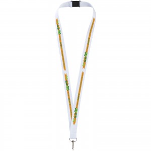 Lago Lanyard mit Sicherheitsverschluss, weiss (Schlsselbnder, Armbnder, Badge-Halter)