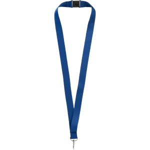 Lago lanyard with break-away closure, Navy (Lanyard, armband, badge holder)