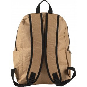 Laminated paper (80 gr/m2) cooler backpack Maddie, brown (Backpacks)