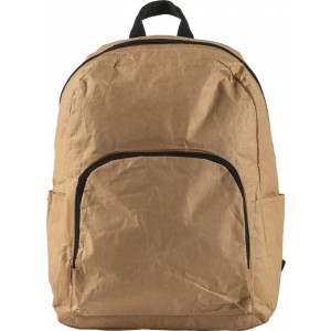 Laminated paper (80 gr/m2) cooler backpack Maddie, brown (Backpacks)