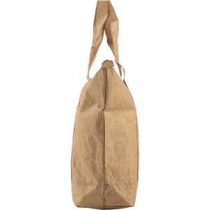 Laminated paper (80 gr/m2) cooler shopping bag Oakley, brown (Cooler bags)