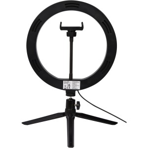 Studio ring light with phone holder and tripod, Solid black (Lamps)