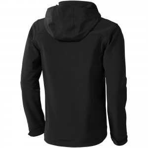 Langley softshell jacket, solid black (Jackets)