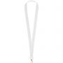 Impey lanyard with convenient hook, White