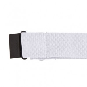 Lanyard aus Polyester Bobbi, Wei (Schlsselbnder, Armbnder, Badge-Halter)