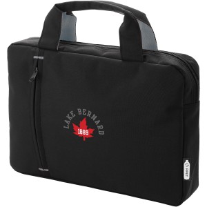 Detroit RPET conference bag, Grey, Solid black (Laptop & Conference bags)
