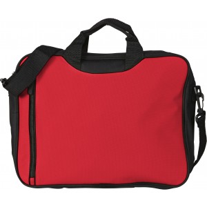 Polyester (600D) shoulder bag Nicola, red (Laptop & Conference bags)