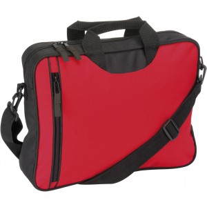 Polyester (600D) shoulder bag Nicola, red (Laptop & Conference bags)