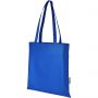 Zeus GRS recycled non-woven convention tote bag 6L, Royal bl