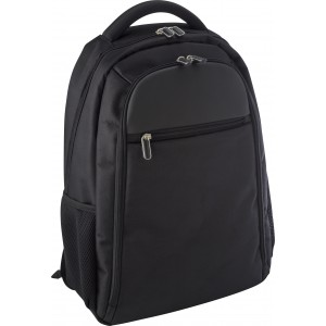 Laptop Rucksack aus Polyester Ivan, Schwarz