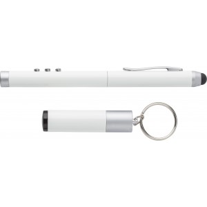 ABS 4-in-1 pen Raya, white (Laser pointers)
