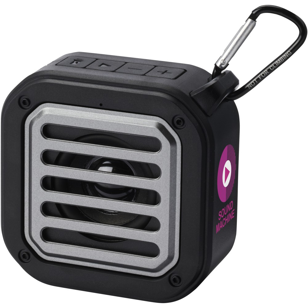 Solo 3W IPX5 Solar Bluetooth(r)-Lautsprecher aus recyceltem  (Lautsprecher, Radios, Projektoren)