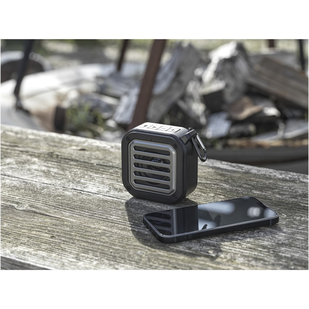 Solo 3W IPX5 Solar Bluetooth(r)-Lautsprecher aus recyceltem  (Lautsprecher, Radios, Projektoren)