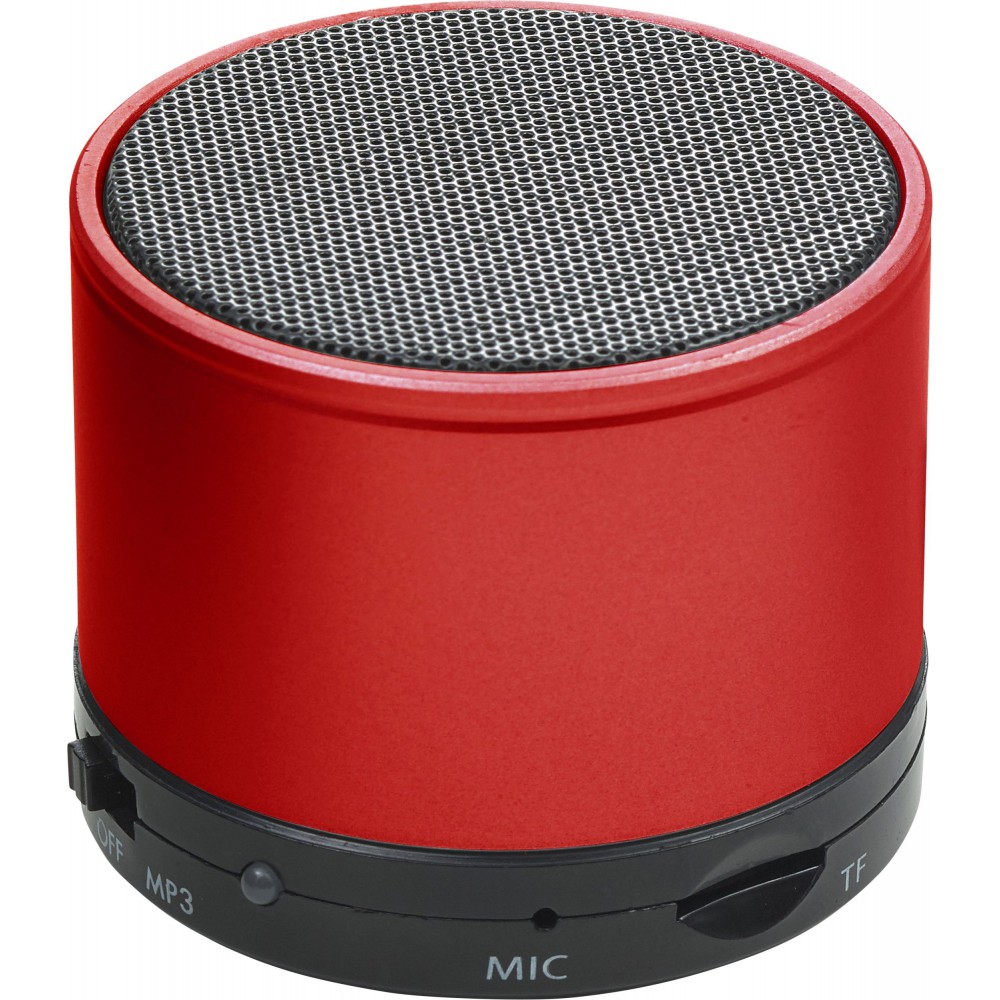 Wireless Lautsprecher 'Emotion' aus Metall, Rot (Lautsprecher, Radios, Projektoren)