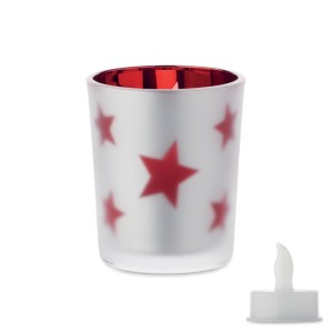 LED tea light candle, Red <font size=1>[ENG]</font>