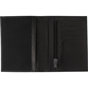 Ledergeldbrse Menna, Schwarz (Brieftaschen)