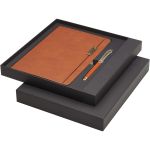 Legato A5 notebook and rollerball pen set, Brown (10792571)