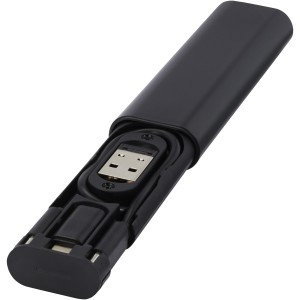 Whiz recyceltes modulares Ladekabel, schwarz