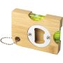 Levo bamboo bottle opener with level, Natural