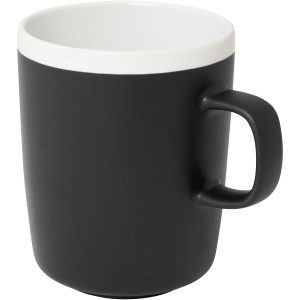 Lilio 310 ml ceramic mug, Solid black (Mugs)