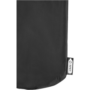 Lily RPET coral fleece blanket, Solid black (Blanket)