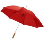 Lisa 23" auto open umbrella with wooden handle, Red (19547900)