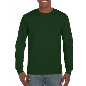ULTRA COTTON(tm) ADULT LONG SLEEVE T-SHIRT, Forest Green (Long-sleeved shirt)