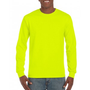 ULTRA COTTON(tm) ADULT LONG SLEEVE T-SHIRT, Safety Green (Long-sleeved shirt)