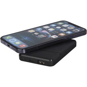 Loop 5000mAh recycled plastic power bank, Solid black (Powerbanks)