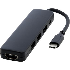 Loop Multimedia-Adapter aus recyceltem RCS Kunststoff USB 2.