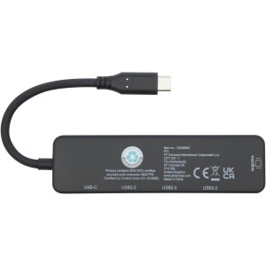 Loop RCS recycled plastic multimedia adapter USB 2.0-3.0 wit (Eletronics cables, adapters)