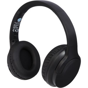 Loop Bluetooth<sup>®</sup>-Kopfhrer aus recyceltem Kunststoff, schwa
