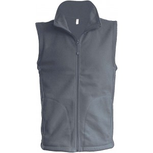 LUCA - MEN'S MICRO FLEECE GILET, Dark Grey (Vests)