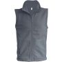 LUCA - MEN'S MICRO FLEECE GILET, Dark Grey