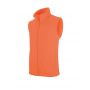 LUCA - MEN'S MICRO FLEECE GILET, Fluorescent Orange