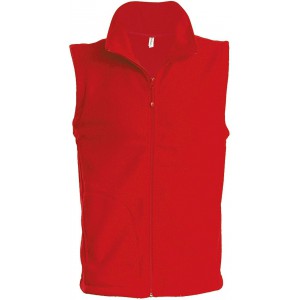 LUCA - MEN'S MICRO FLEECE GILET, Red (Vests)