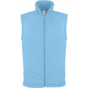 LUCA - MEN'S MICRO FLEECE GILET, Sky Blue (Vests)