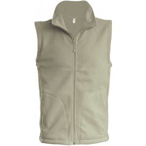 LUCA - MEN'S MICROFLEECE GILET, Beige (Vests)