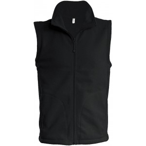 LUCA - MEN'S MICROFLEECE GILET, Black (Vests)