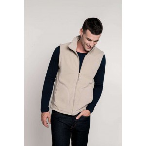 LUCA - MEN'S MICROFLEECE GILET, Chocolate (Vests)