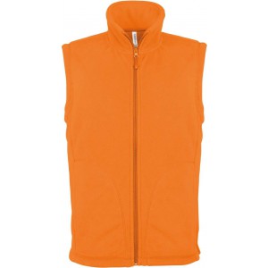 LUCA - MEN'S MICROFLEECE GILET, Orange (Vests)