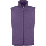 LUCA - MEN'S MICROFLEECE GILET, Purple (KA913PU)