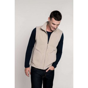 LUCA - MEN'S MICROFLEECE GILET, White (Vests)