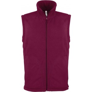 LUCA - MEN'S MICROFLEECE GILET, Wine (Vests)