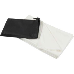 Lucas RPET sport towel 70x140 cm, White <font size=1>[ENG]</font>
