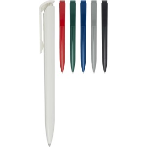 Lucia recycled plastic ballpoint pen, Grey (Plastic pen)