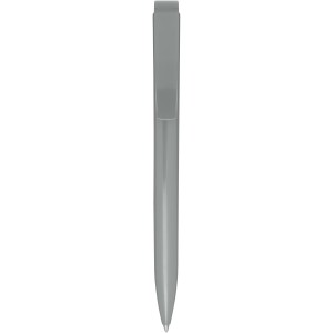 Lucia recycled plastic ballpoint pen, Grey (Plastic pen)