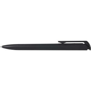 Lucia recycled plastic ballpoint pen, Solid black (Plastic pen)