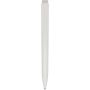 Lucia recycled plastic ballpoint pen, White